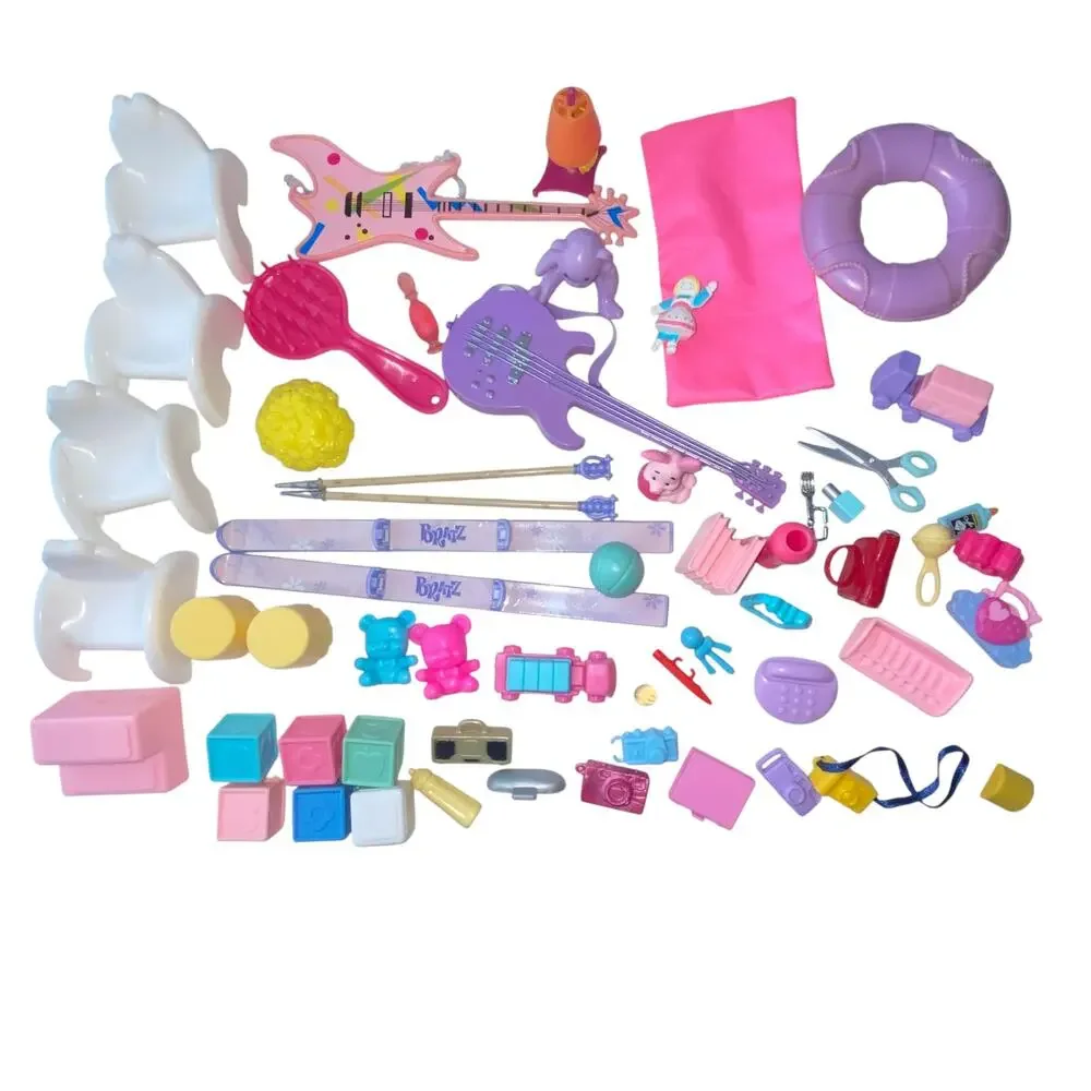 Fashion Doll Accessories 100+ Barbie Bratz Monster High Furniture Guitar Ski